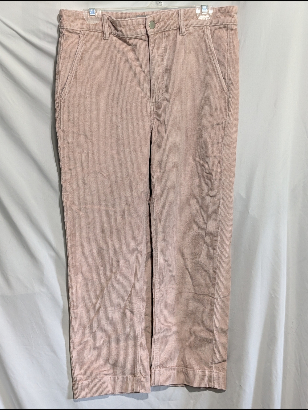 Everlane Dusty Rose Corduroy Straight-Leg Pants